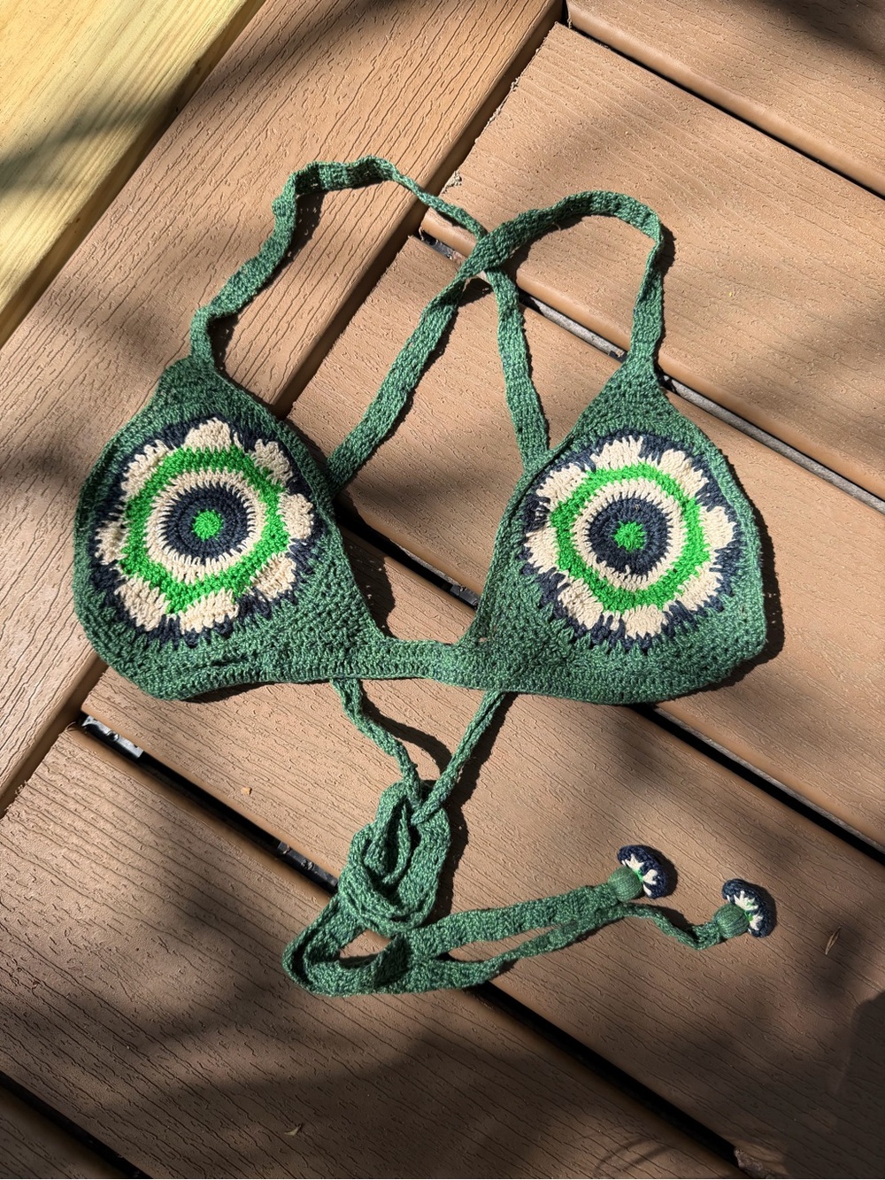 Agua Bendita Lynn crochet bikini top